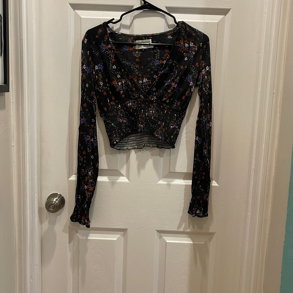 Floral crop top